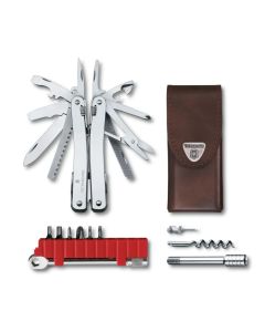 Victorinox SwissTool Spirit X Plus Ratchet with Leather Pouch