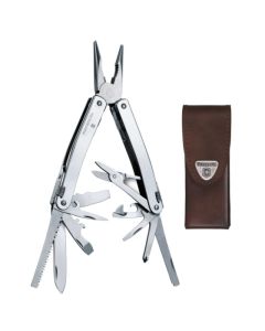 Victorinox SwissTool Spirit X With Leather Pouch